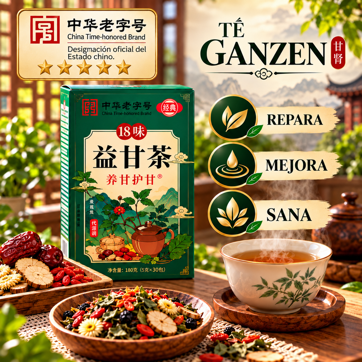 GANZEN - TE CHINO